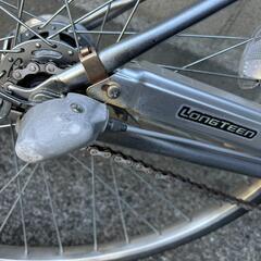 ブリヂストン　ロングティーン　変速3段　27インチ　ガンメタシルバー