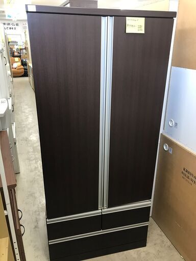 ニトリ NITORI ワードローブ イーグル3   幅80cm 洋服タンス 押入れ収納 収納家具 たんす クローゼット おしゃれ クリーニング済 堺市 石津【ジャングルジャングルサカイ石津店】