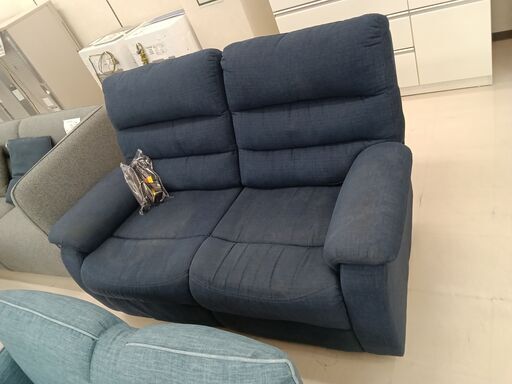 ★ジモティ割あり★ NITORI 電動ソファー ダークブルー W153.5×D80.5×H94 クリーニング済み TC5368