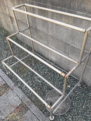 ステンレスラック　盆栽棚