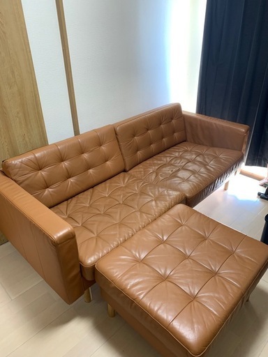 3人掛けソファ［オットマン］【IKEA.P1-99622-3】