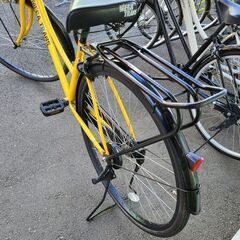 ★店頭にて試乗可★ J7823　ASAHI　アサヒサイクル　シティサイクル　メガトランス 276-L　イエロー　27インチ　６段変速　簡易クリーニング済　【リユースのサカイ柏店】　 中古自転車 　流山市 中古自転車 松戸市 中古自転車 我孫子市 中古自転車 船橋市 中古自転車 守谷市 中古自転車 取手市 中古自転車　