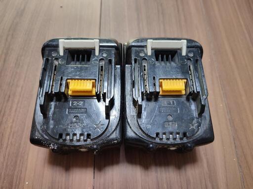 マキタ 純正バッテリー BL1860B 中古2個 マキタ リチウムイオン