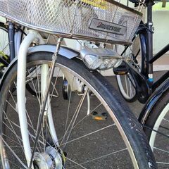 ★店頭にて試乗可★ J7825　ASAHI　アサヒサイクル　シティサイクル　ブリヂストン　通学アルベルト L型　ホワイト　27インチ　3段変速　オートライト　簡易クリーニング済　【リユースのサカイ柏店】　 中古自転車 　流山市 中古自転車 松戸市 中古自転車 我孫子市 中古自転車 船橋市 中古自転車 守谷市 中古自転車 取手市 中古自転車　参考価格88,000円