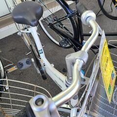 ★店頭にて試乗可★ J7825　ASAHI　アサヒサイクル　シティサイクル　ブリヂストン　通学アルベルト L型　ホワイト　27インチ　3段変速　オートライト　簡易クリーニング済　【リユースのサカイ柏店】　 中古自転車 　流山市 中古自転車 松戸市 中古自転車 我孫子市 中古自転車 船橋市 中古自転車 守谷市 中古自転車 取手市 中古自転車　参考価格88,000円