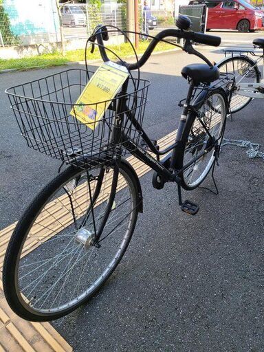 ★店頭にて試乗可★ J7827　シティサイクル　pour_toujours　プール トゥジュール　ブラック　27インチ　6段変速　オートライト　簡易クリーニング済　【リユースのサカイ柏店】　 中古自転車 　流山市 中古自転車 松戸市 中古自転車 我孫子市 中古自転車 船橋市 中古自転車 守谷市 中古自転車 取手市 中古自転車