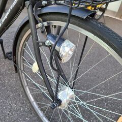 ★店頭にて試乗可★ J7827　シティサイクル　pour_toujours　プール トゥジュール　ブラック　27インチ　6段変速　オートライト　簡易クリーニング済　【リユースのサカイ柏店】　 中古自転車 　流山市 中古自転車 松戸市 中古自転車 我孫子市 中古自転車 船橋市 中古自転車 守谷市 中古自転車 取手市 中古自転車　