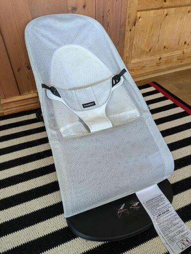 【美品】ベビービョルン BABYBJÖRN バウンサー グレー メッシュ