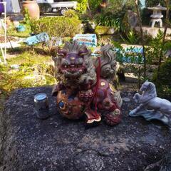 獅子の置き物