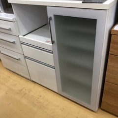 軽トラック貸出サービス有】キッチンボード ニトリ ヨゴレ有 ホワイト