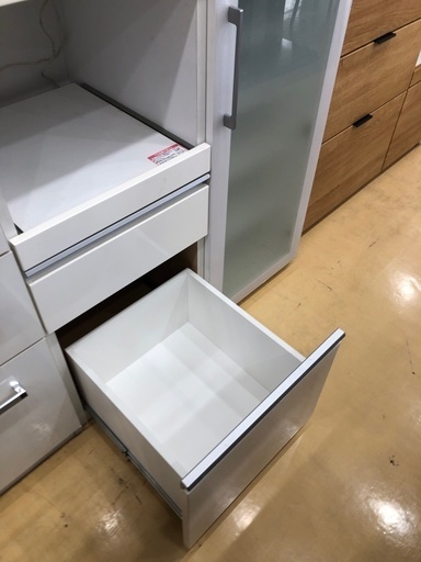 軽トラック貸出サービス有】レンジボード ニトリ 2枚扉 キズ・ヨゴレ 