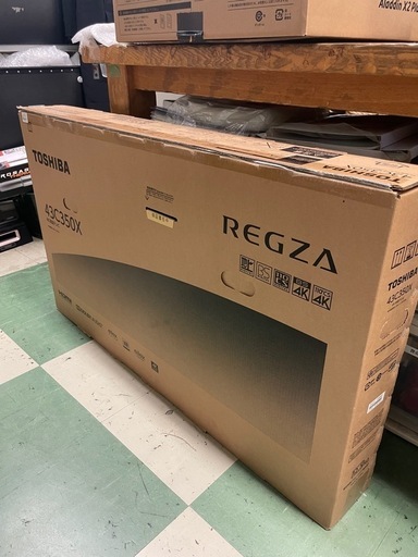 東芝　TOSHIBA 43型　TV テレビ　REGZA レグザ　新品未開封　新品　未使用　ジャングルジャングル貝塚店　貝塚市　二色浜