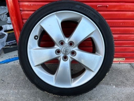 プリウス30 純正ツーリング 17インチ ホイールタイヤ4本セット トヨタ