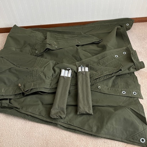 【決まりました】 \nポーランド軍　ポンチョテント　軍幕　 サイズ2