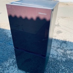 ♦️ Hisense 2ドア冷凍冷蔵庫【2019年製】HR-G13A-BR