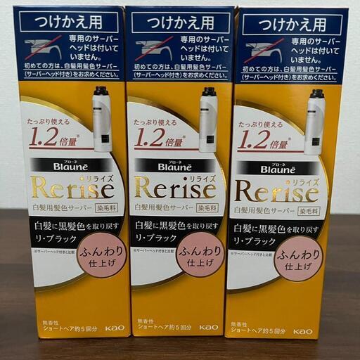 リライズ 白髪用髪色 ふんわり仕上げ つけかえ190ｇ×3個