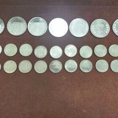 【美品～極美品】1964年東京五輪記念1000円銀貨×7枚　100円銀貨21枚