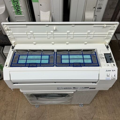 K05656中古エアコン 三菱2019年製 主に6畳用 冷房能力 2.2KW / 暖房能力 2.2KW