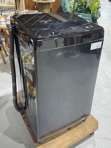 ★NITORI★ニトリ Nsimpleシリーズ 6kg全自動洗濯機 NTR60BKN 2023年 お手入れラク ガラス扉 ヘルツフリー
