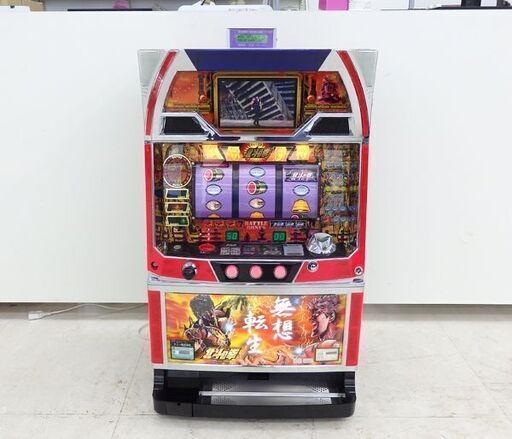 千歳市/恵庭市 パチスロ サミー 初代 北斗の拳 無想転生 4号機 コイン不要機 100V 無段階ボリューム データカウンター付き ホクトノケン スロット