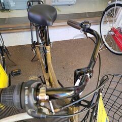 ★店頭にて試乗可★ J7832　ASAHI　アサヒサイクル　シティサイクル　サブクルーBAA-L　カーキ　26インチ　6段変速　オートライト　簡易クリーニング済　【リユースのサカイ柏店】　 中古自転車 　流山市 中古自転車 松戸市 中古自転車 我孫子市 中古自転車 船橋市 中古自転車 守谷市 中古自転車 取手市 中古自転車　