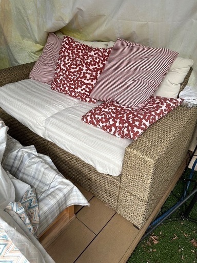 [IKEA/イケア/通販]SOLLERON ソッレローン 2人掛けモジュールソファ 屋外用