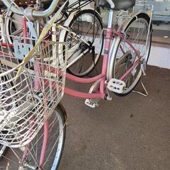 ☆店頭にて試乗可☆ J7834 シティサイクル Lilac ライラック クリーム