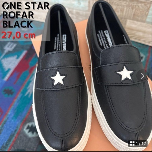 CONVERSE ONE STAR ROFAR ブラック　27cm