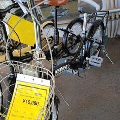 ☆店頭にて試乗可☆ J7826 折りたたみ自転車 ホワイト 20インチ 6段