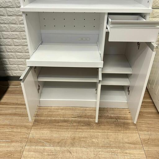 配送設置まで?✌LOWYA ロウヤ キッチン収納 レンジボード レンジ台