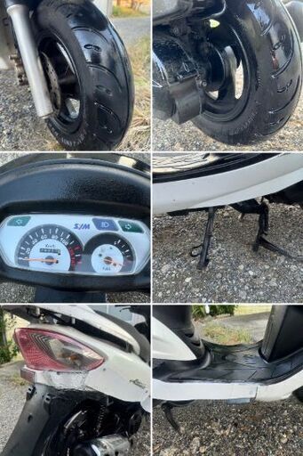 エンジンはとても良いです。SYM/アティラ125。バッテリーはほぼ新品