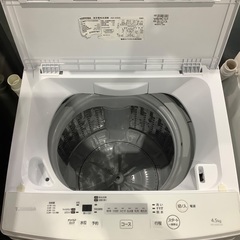 TOSHIBA 東芝 4.5kg全自動洗濯機 AW-45M5 2017年製