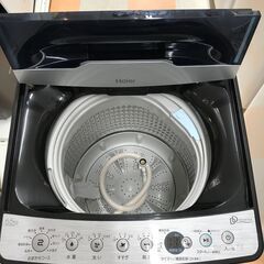 洗濯機 5.5kg ハイアール JW-XP2CD55F 2022年製 W(幅)52.6×D(奥行き)50.0×H(高さ)90.3cm ※6ヶ月保証付き