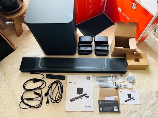 【美品】JBL BAR 1000 サウンドバー/7.1.4ch完全ワイヤレスサラウンド
