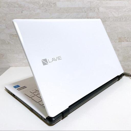 【おしゃれなデザイン★】10月分⑥　NEC ノートパソコン 大容量メモリ搭載 スムーズ動作 Webカメラ付き 仕事•オンライン会議に最適
