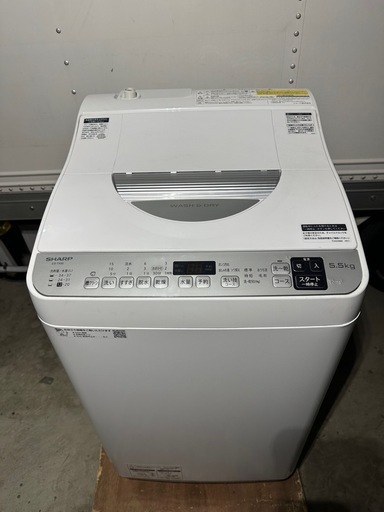 超美品　シャープ　2021年製　5.5kg縦型洗濯機