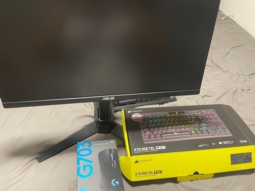 ゲーミングモニター　ゲーミングマウス　ゲーミングキーボード　セット