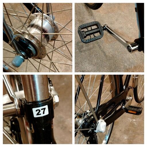 受け渡し完了 ※ トラッドライン 27インチ 3段変速 オートライト シティ  