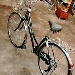 ※　受け渡し完了　※　　　　　　　　　　　　　　　　トラッドライン　27インチ　3段変速 オートライト　シティサイクル　中古自転車　通学用自転車