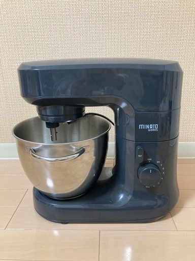ミナト 家庭用 スタンドミキサー SMX-450 (容量4.5L) [卓上型ミキサー スタンドオートミキサー]