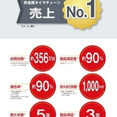 美品⭐️新品未使用タイヤチェーン 非金属 QE10 カーメイト バイアスロン 日本製 美品未使用品