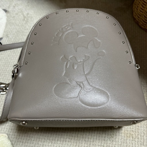 サマンサベガ　ミッキーマウス型押しリュック