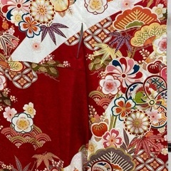 【商談中】振袖 成人式 豪華 赤 金糸刺繍あり 朱身丈164〜165cm 撥水加工済　