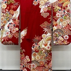 商談中】振袖 成人式 豪華 赤 金糸刺繍あり 朱身丈164〜165cm 撥水加工済