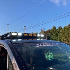 デリカ D5ルーフレール＆ラック＆LEDセット