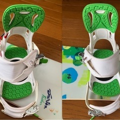 バートン☆BURTONスノーボード☆スノボ☆板☆140cm☆サロモン☆SALOMONビンディング☆セット☆おしゃれ☆可愛い