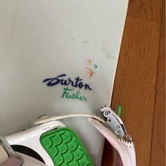 バートン☆BURTONスノーボード☆スノボ☆板☆140cm☆サロモン☆SALOMONビンディング☆セット☆おしゃれ☆可愛い