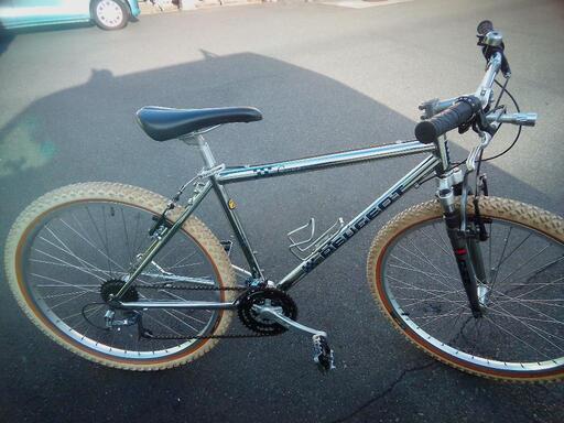 PEUGEOT　プジョー　TANGE  MTB  変速　シルバー