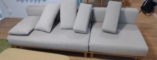 極美品　SIEVE レクト ユニットソファ 3人掛け　ベージュ