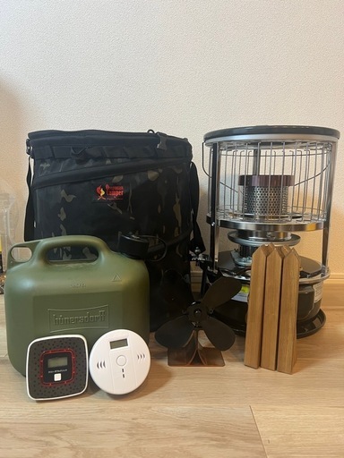 パセコストーブ　PASECO　ストーブファン　その他もろもろセット